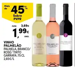 Continente vinho palmelão palmela, branco/ rosé/ tinto promoção