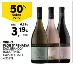 Continente vinho flor d' penalva promoção