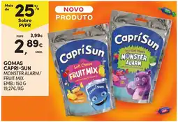 Continente Gomas capri-sun monster alarm/fruit mix promoção