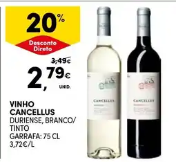 Continente Vinho cancellus promoção