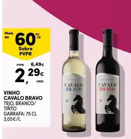 Continente Vinho cavalo bravo promoção