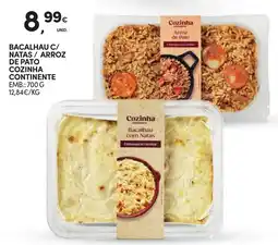 Continente Bacalhau com natas cozinha continente promoção