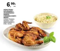 Continente Menu frango assado + acompanhamento cozinha continente promoção