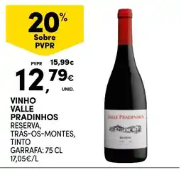 Continente Vinho Valle Pradinhos promoção