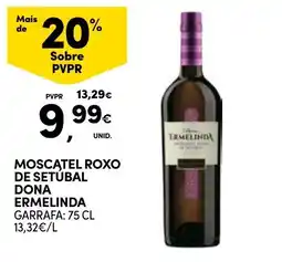Continente MoscateL Roxo de Setúbal Dona Ermelinda promoção