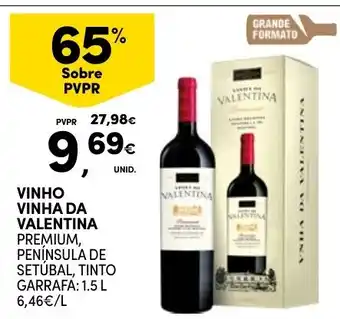 Continente vinho vinha da valentina premium promoção
