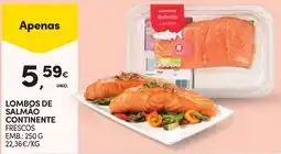Continente lombos de salmão continente promoção