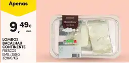 Continente lombos bacalhau continente promoção