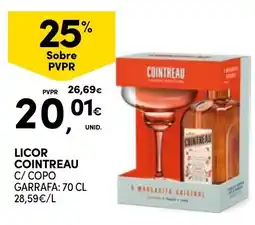 Continente Licor Cointreau promoção