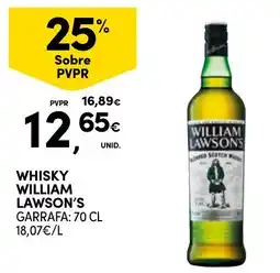 Continente Whisky william lawson's promoção