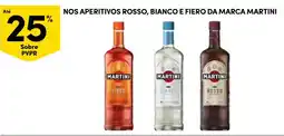 Continente nos aperitivos rossso, bianco e fiero da marca martini promoção