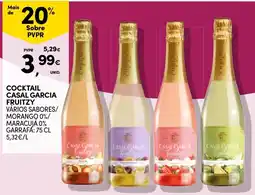 Continente Cocktail casal garcia fruitzy promoção
