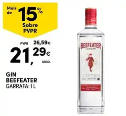 Continente gin beefeater promoção