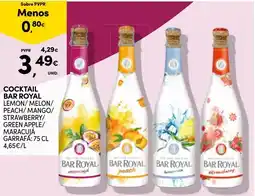 Continente Cocktail bar royal promoção