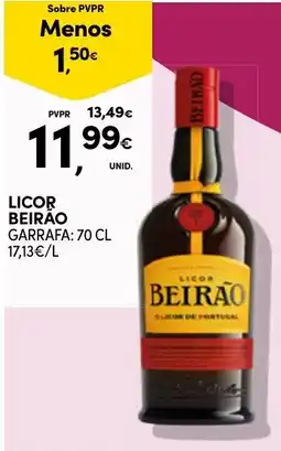 Continente Licor beirão promoção
