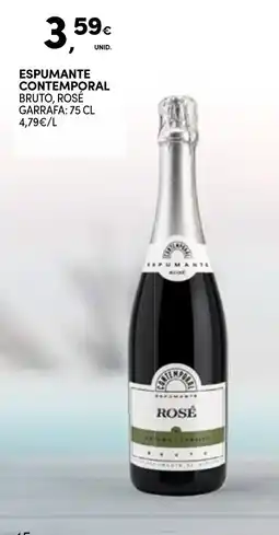 Continente Espumante contemporal rosé promoção