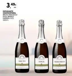 Continente Espumante contemporal promoção