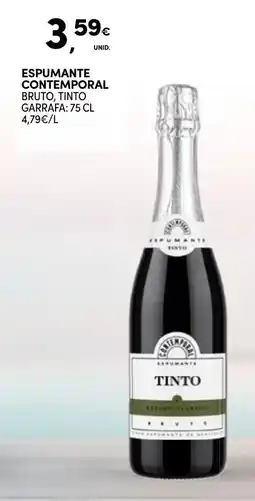 Continente Espumante contemporal tinto promoção