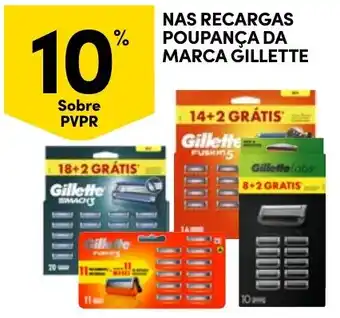 Continente Gillette Fusion5 promoção