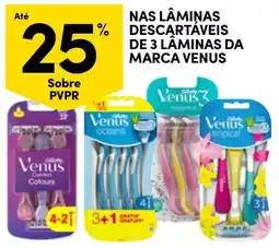 Continente lãminas descartáveis da marca venus promoção
