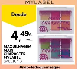 Continente Maquilhagem main character mylabel promoção