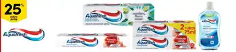 Continente Aquafresh triplo proteção promoção
