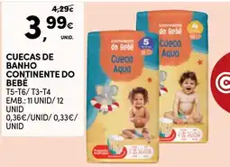 Continente Cuecas de banho continente do bebé promoção