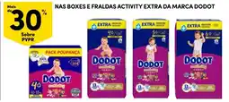 Continente Fraldas activity extra da marca dodot promoção
