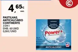 Continente Pastilhas anticálcário continente promoção