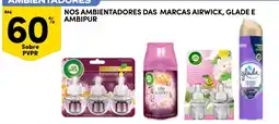 Continente nos ambientadores das marcas airwick, glade e ambipur promoção