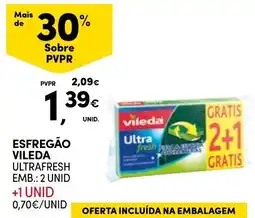Continente Esfregão vileda ultrafresh promoção