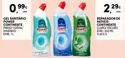 Continente Gel sanitário power continente promoção