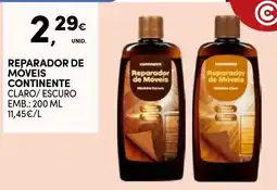 Continente reparador de móveis continente claro/escuro promoção