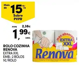 Continente rolo cozinha renova extra xxl promoção