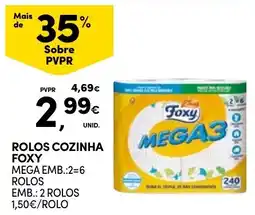 Continente rolos cozinha foxy promoção
