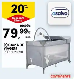 Continente Cama de viagem asalvo promoção