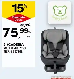 Continente happy bear cadeira auto 40-150 promoção