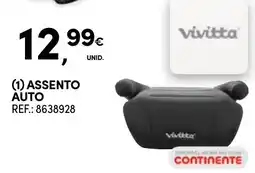 Continente Assento auto vivitta promoção