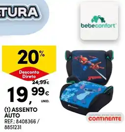 Continente Assento auto bebeconfort promoção