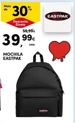 Continente Mochila eastpak promoção