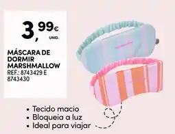 Continente máscara de dormir marshmallow promoção