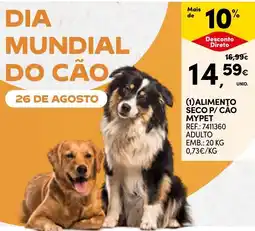 Continente Alimento seco p/ cão mypet promoção
