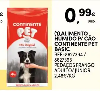 Continente Alimento Humido P/ Cão Continente Pet Basic promoção