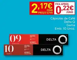 Recheio Cápsulas de Café Delta Q promoção