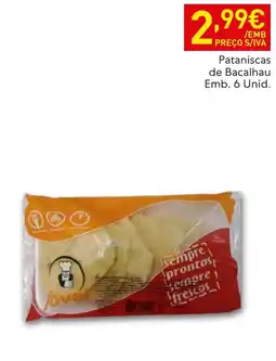 Recheio Pataniscas de bacalhau joval promoção