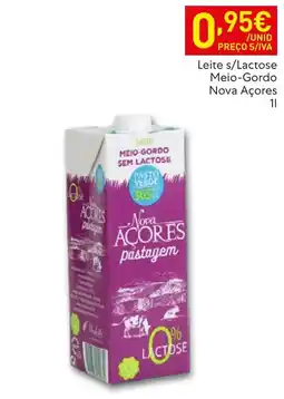 Recheio Leite s/lactose meio-gordo nova açores promoção
