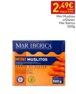 Recheio mini muslitos s/glúten mar ibérica promoção