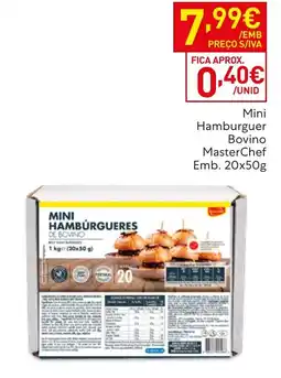 Recheio Mini Hamburguer Bovino MasterChef promoção