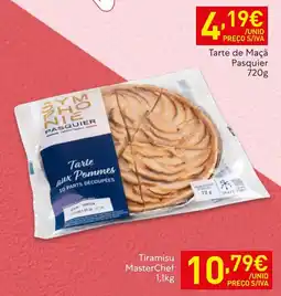 Recheio Tarte de Maçã Pasquier promoção