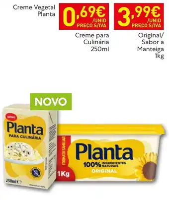 Recheio Creme vegetal planta promoção
